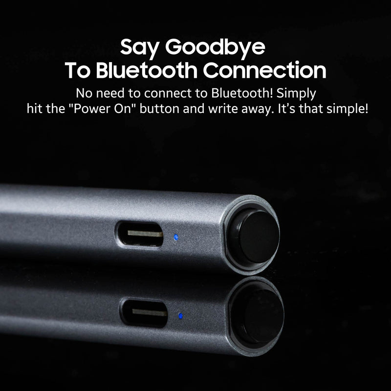 Adonit Neo, Magnetically Attachable Stylus Pen for iPad with Palm Rejection, Active Digital Pencil, Compatible with iPad Air 4th/3rd, iPad Mini 6/5th, iPad 9/8/7/6th, iPad Pro 11/12.9" - Matte Silver