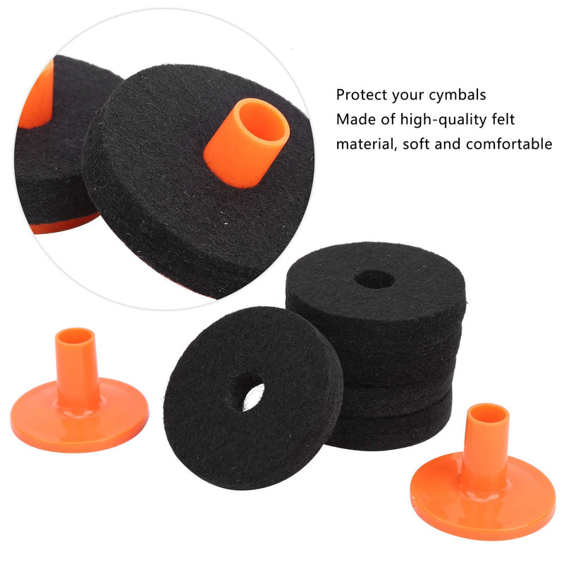Cymbal Felt Pad, Long Service Life Drum Felt Pad Kit, for Drum Professionals 50mm (WC75)