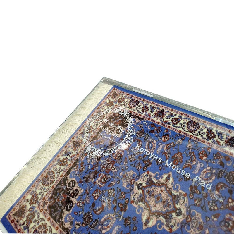 Kotoyas Rug Mouse Pad, 2 Pack Woven Rug Bohemian Carpet Mouse Pad for Table Decor (Wind) wind