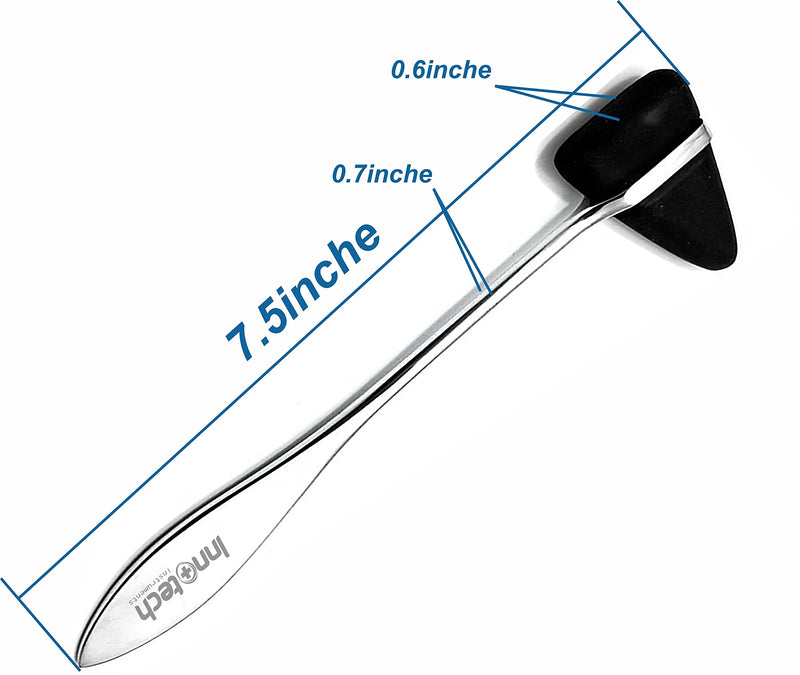 Innotech Instruments Taylor Neurological Reflex Hammer with Colours (Black) black