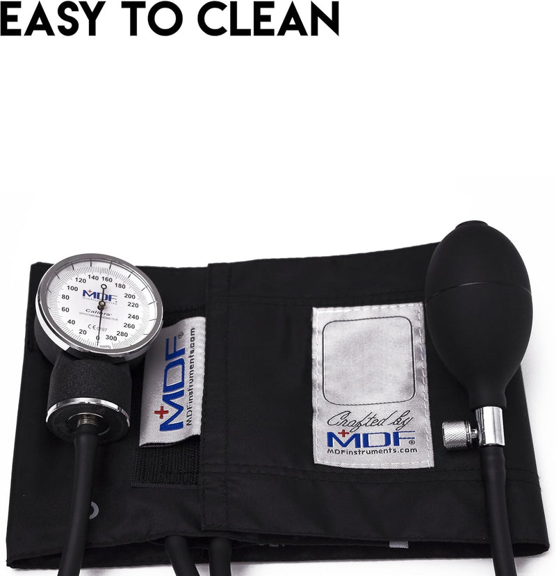 MDF Calibra Aneroid Blood Pressure Monitor Manual Black L