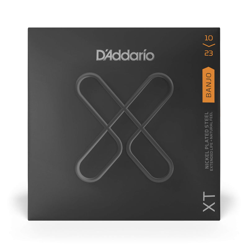 D'Addario Banjo Strings (XTJ1023) Medium, 10-23 Nickel Plated Steel