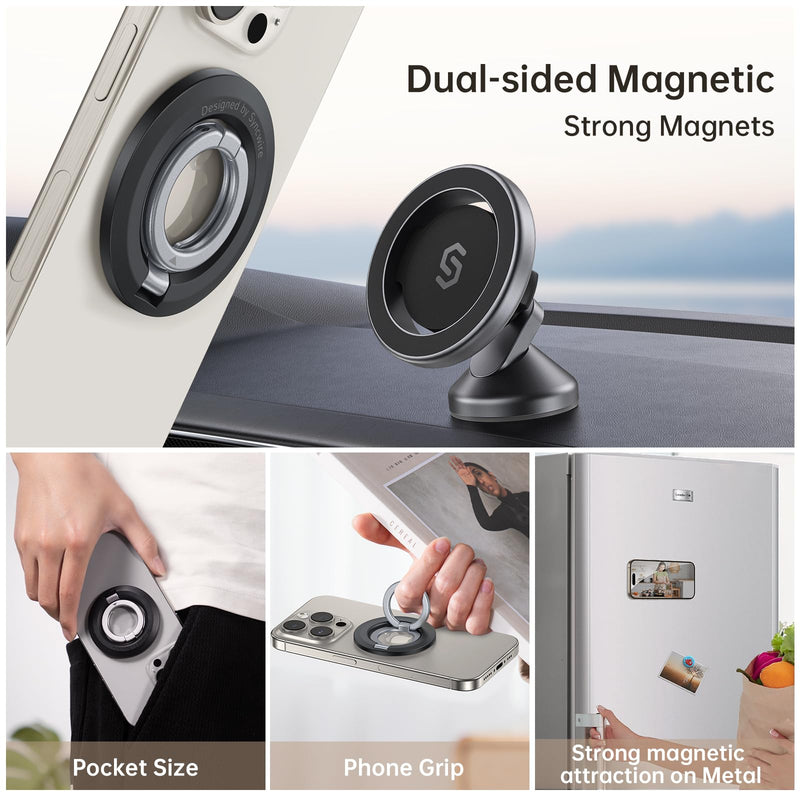 SYNCWIRE for MagSafe Car Mount and Phone Ring Holder