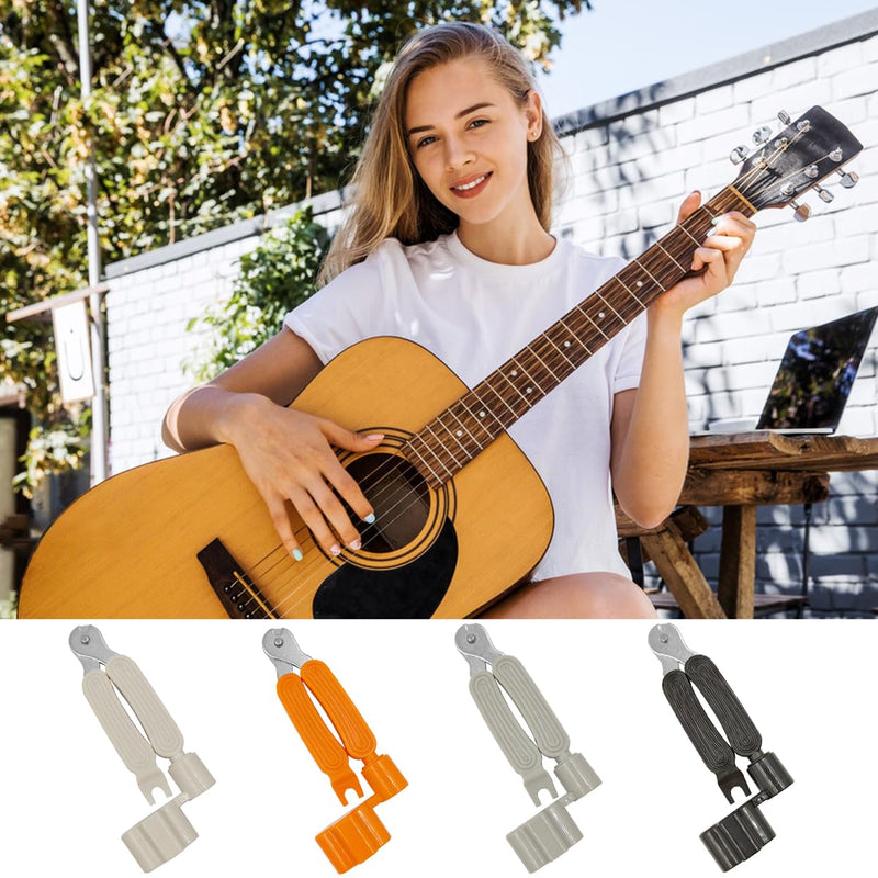 [AUSTRALIA] - Guitar String Winder, Guitar String Cutter, Guitar Bridge Pin Puller, lyfLux 3 in 1 Guitar Repair Tool (4 Pack) 
