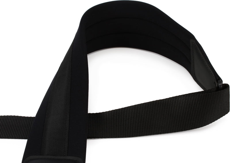 Levy's Leathers PM48NP3-BLK 3-1/2-Inch Neoprene Padded Acoustic Guitar Strap Black Standard