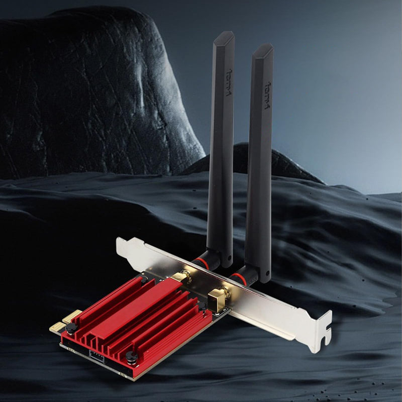AC1200 PCIe WiFi Card, Dual Band 2.4G/5G Wireless Network Receiver, High Speed Internal WiFi Adapter for Desktop PC 8DB
