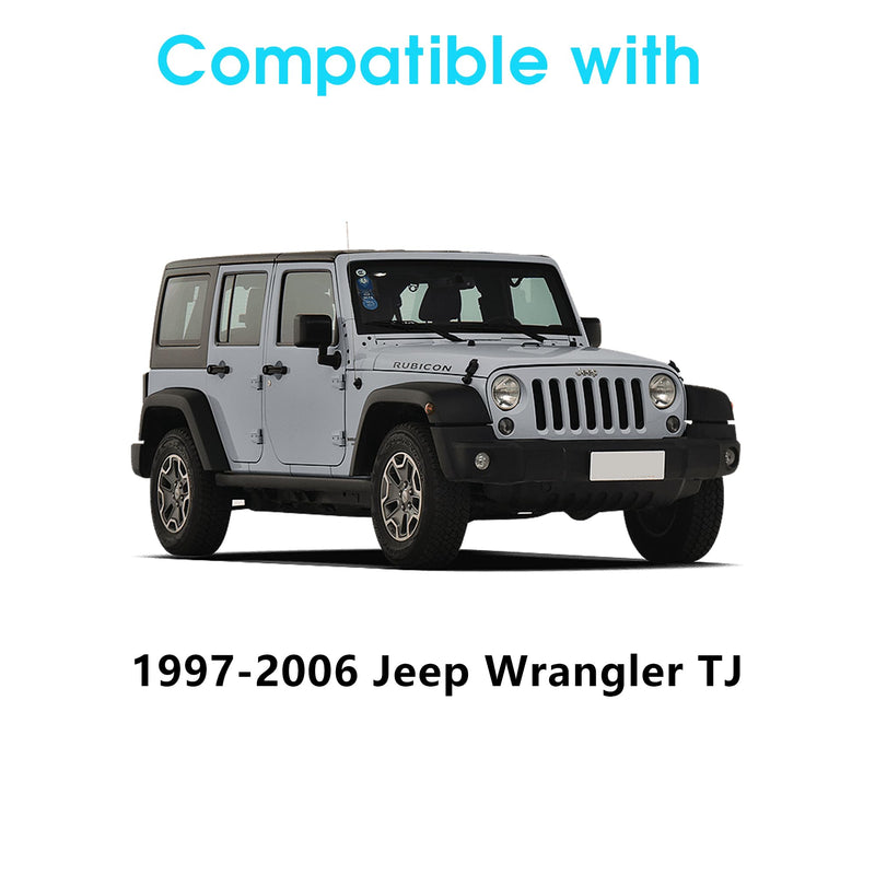 [AUSTRALIA] - sukemichi 13 Inch Antenna for 1997-2006 Jeep Wrangler TJ, Highly Canductive Copper Internal Core, Perfect Replacement fit for Jeep TJ For Jeep Wrangler TJ 