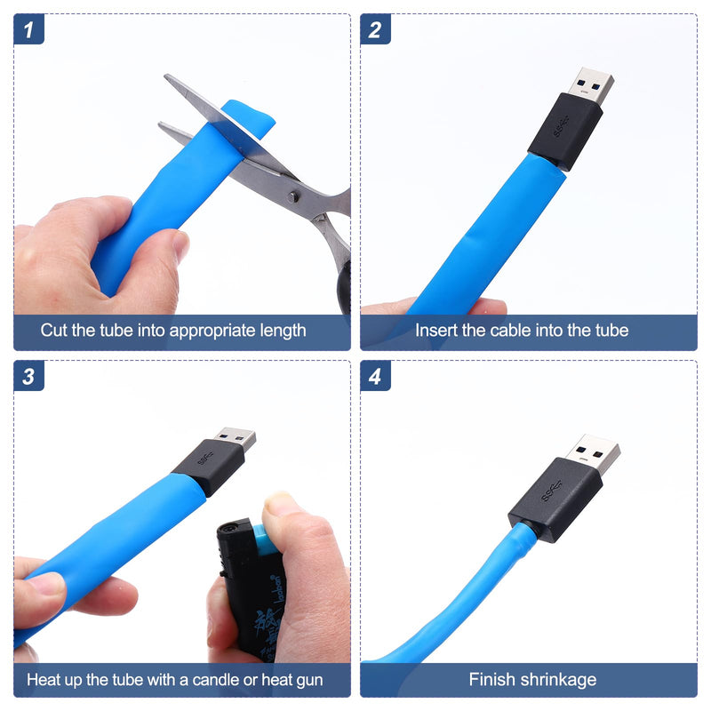 [AUSTRALIA] - QUARKZMAN Diameter 25.4 mm Double Wall Heat Shrink Tube with Adhesive, 3:1 Shrink Ratio PE Industrial Heat Shrink Tubing, Waterproof Cable Protection, Heat Shrink Tubing, 1 m Length, Orange 25.4mmx1m 