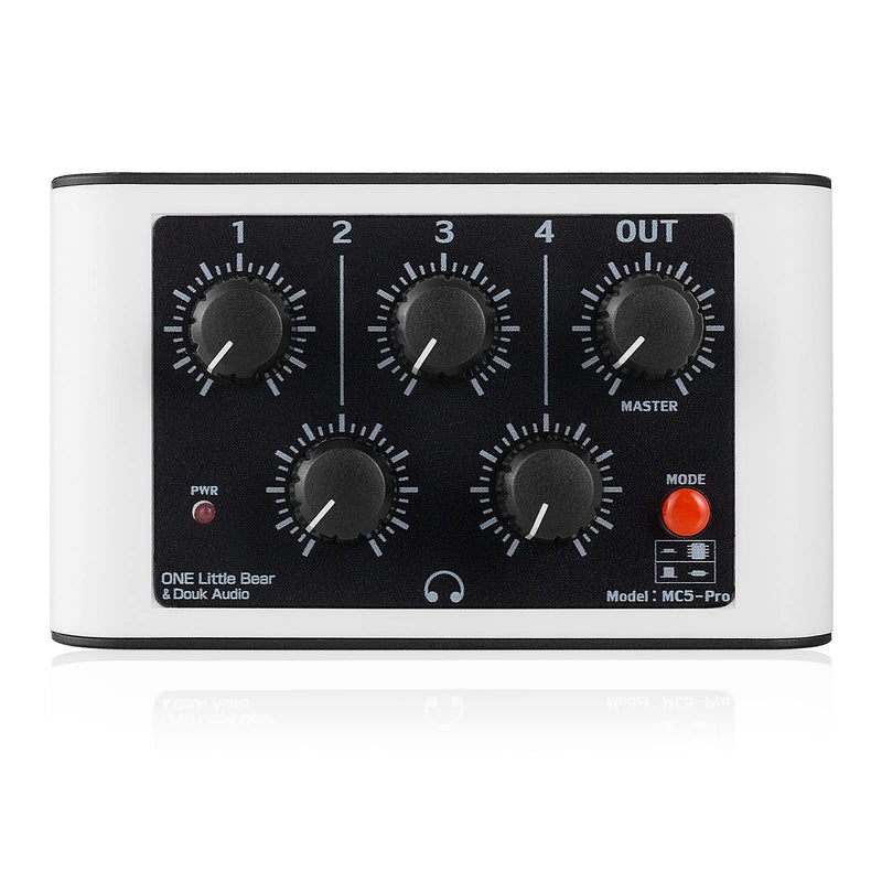 [AUSTRALIA] - Mini Stereo 4 Channel Line Mixer Headphone Monitoring Club Live Studio Recording 