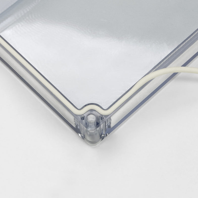 Blanko Module Enclosure, Universal Housing Made of ABS Plastic with Transparent Lid, Multi-Purpose Housing with Mounting Points for Circuit Boards, IP 65 Protection Class, L x W x H 64 x 58 x 35 mm, 64*58*35 mm