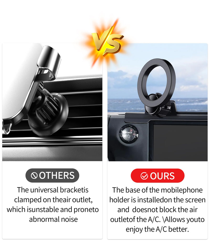 Car Phone Holder for Lexus GX 2024-2026 14" Screen Magsafe Accessories | Magnetic Cell Phone Mount Clip Compatible with iPhone, 3D fit Stable Dashboard GPS Navigation Bracket Cradle Stand