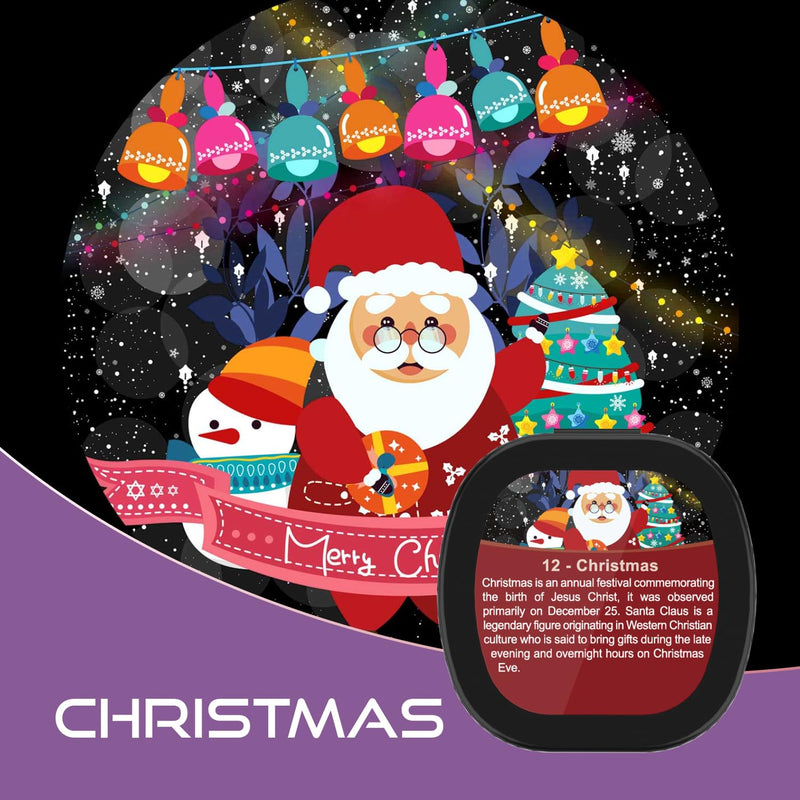[AUSTRALIA] - Set of 6 Replaceable Galaxy Projector Discs– for Samosvit Home Planetarium Galaxy Projector with Meteor Effect – Gift for Kids (Thematic Nebulas 1/6) Galaxy Disc Thematic 1/6 