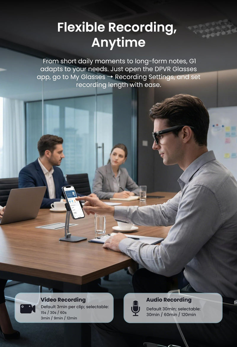 G1 AI Smart Glasses with Camera and Bluetooth, 8MP Video Recording Glasses | Camera glasses with AI translation, visual recognition, voice assistant, Bluetooth audio and hands-free photo/video capture G1 Carbon Black