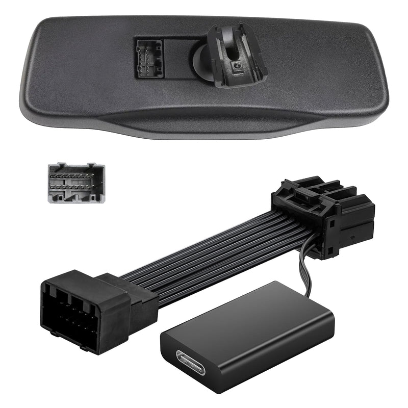 mangoal Dashcam Power Adapter Custom for GM 16 Pin (Model B) for Acadia Escalade Silverado Suburban Tahoe Traverse Sierra Yukon, GPS Radar Mirror Camera Dash Cam Adapter