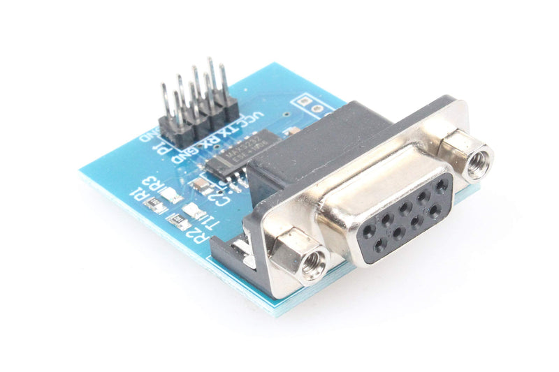 NOYITO MAX3232 Serial Port Module 3.3V 5V RS232 to TTL Module with Communication Indicator (Pack of 2)