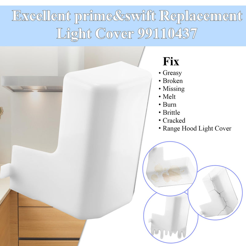 [AUSTRALIA] - 99110437 Range Hood Light Cover fit for Broan Nutone 41000 40000 42000 45000 BP43 S99110437 99110437 fit for Broan Range Hood Light Cover prime&swift 