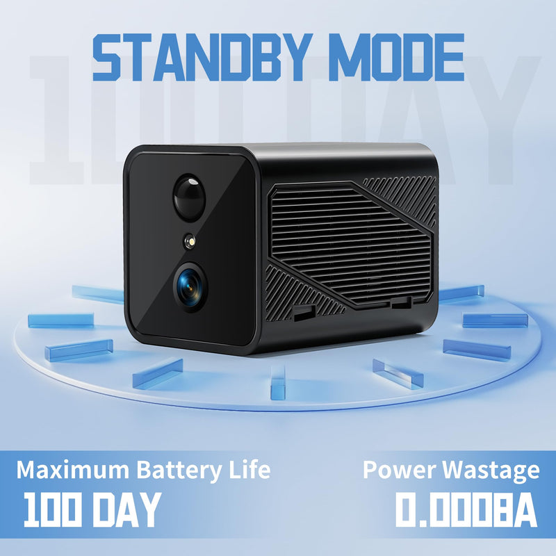Spy Camera - 2K Hidden Camera with Long Battery Life & AI Motion Detection, Wireless Small Cameras Hidden with Mic and Speaker for Home, No SD Card Support