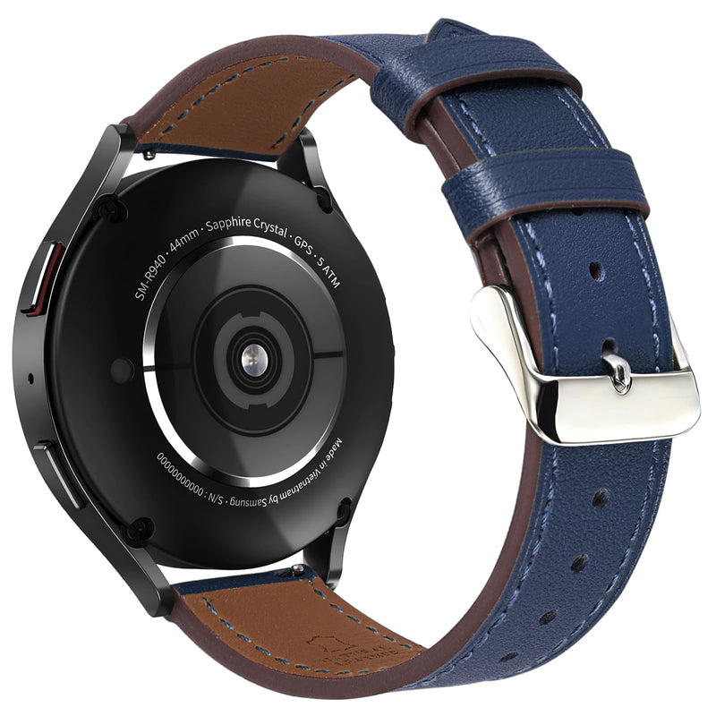 22mm Premium Italy Leather Watch Bands Compatible with Samsung Watch 3 45mm,Galaxy 46mm, Gear S3 Frontier, Quick Release Wear-resistant Leather Watch Straps Three bundled products