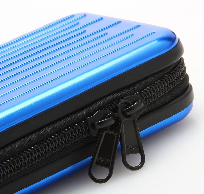 KAYOND Anti-Shock Silver Aluminium Carry Travel Protective Storage Case Bag for 2.5" Inch Portable External Hard Drive HDD USB 2.0/3.0 (Blue) Blue