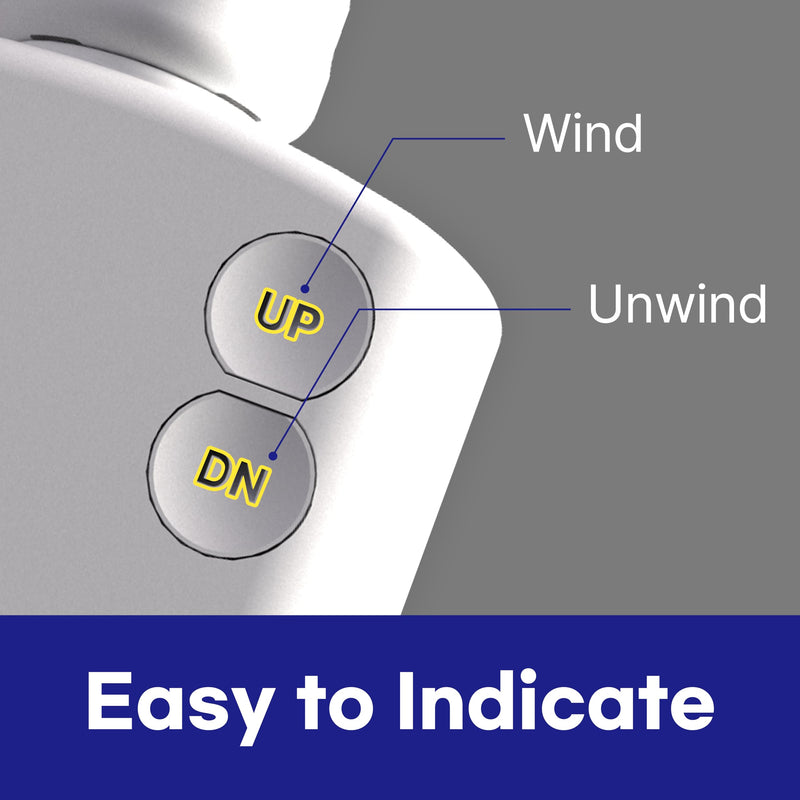 [AUSTRALIA] - CANTEEN [Electric String Winder] for Guitar & Ukulele with FAST & POWERFUL winding, 2-Step Speed Controll, Recharable Battery with USB-C port (White) White 