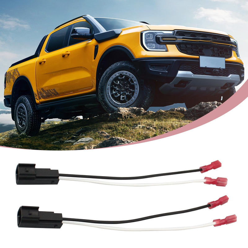 4 PCS Car Speaker Wiring Harness Plug Connector, 72-5600 Waterproof Shell Heat-Resistant Copper Core Plug and Play Audio Accessories, Compatible with Ford Focus Chevrolet Mazda (Black)