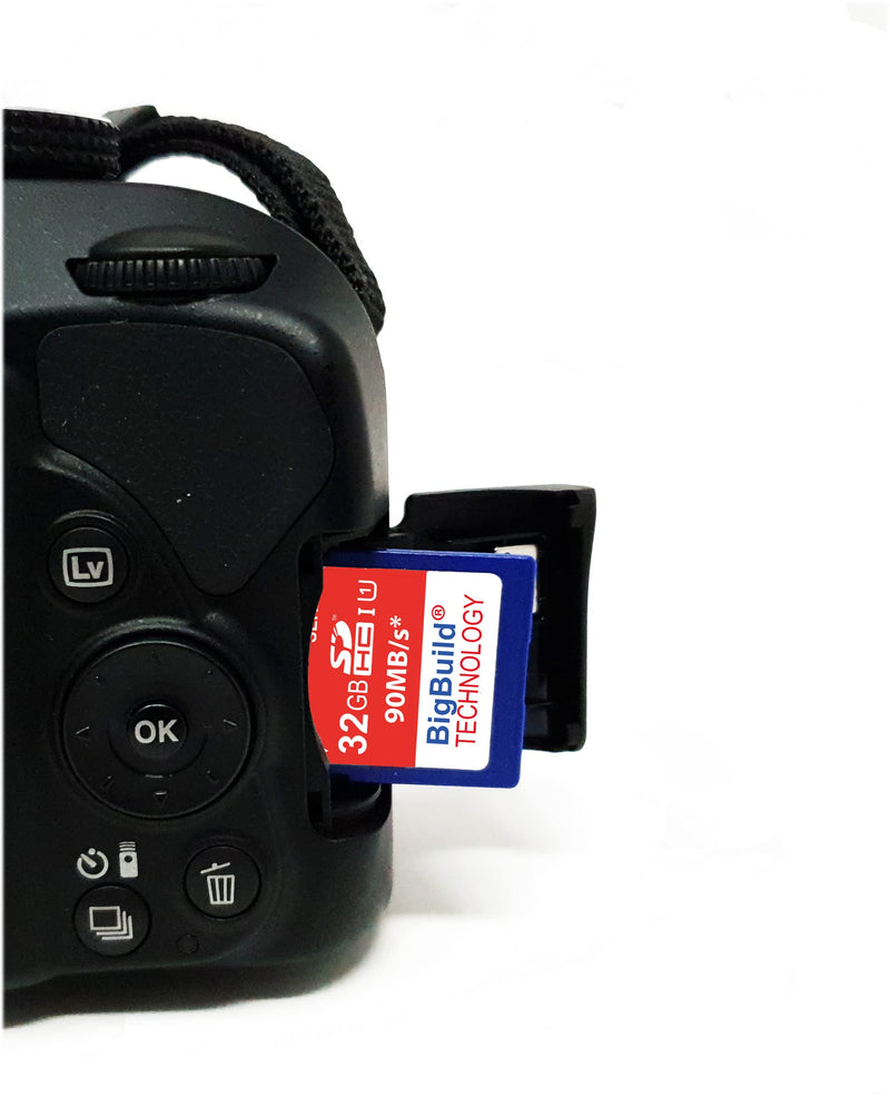 BigBuild Technology 32GB Ultra Fast SDHC 90MB/s Memory Card Compatible with Sony Cyber-Shot DSC RX10 I/II/III/IV, RX100 I/II/III/IV/V/VI/VII, RX1R/RX1R II Camera Blue / Size: 32GB