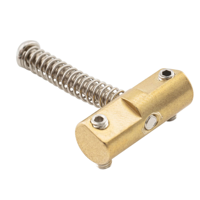 Wilkinson WTB 10.8mm Brass Compensated Guitar Telecaster Bridge Saddles Barrel-Style Saddles Set for Fender Vintage Tele Bridge Electric Guitar Replacement Parts(Set of 3)