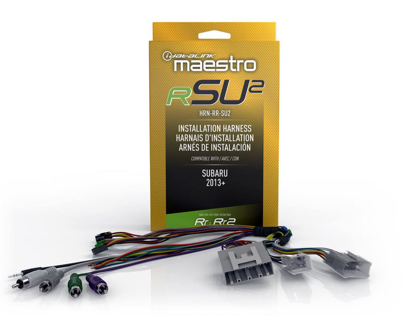 Maestro HRN-RR-SU2 Plug and Play T-Harness for SU2 Subaru Vehicles - (Discontinued)
