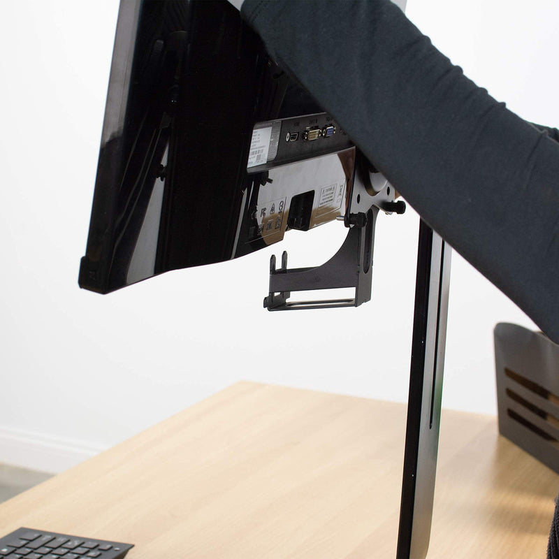 VIVO Quick Attach VESA Adapter Designed for Acer and Viewsonic Monitors Including R240HY bidx, SB220Q, RT240Y, R221Q, RT270, G227HQL, VX2276-smhd, & More w/ Single Monitor Mount for Screens up to 22lb