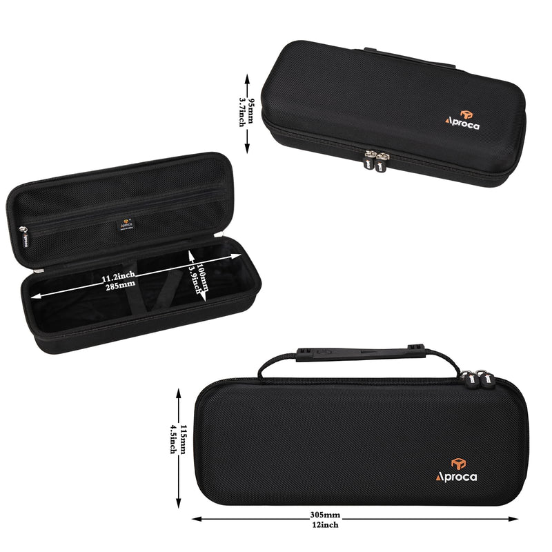 Aproca Black Hard Storage Protective Case, for Aixiqee/HPRT MT810 Portable Printers and Accessories