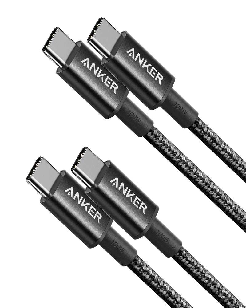 Anker USB C Car Charger with USB C Cable (3.3FT, 2Pack)
