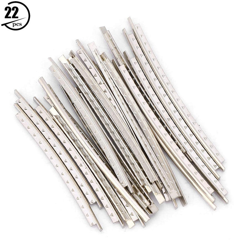22Pcs Electric Guitar Fret Wire Set Copper- Alloy 2.2mm Fret Wire for Electric Guitar Playing Accessories
