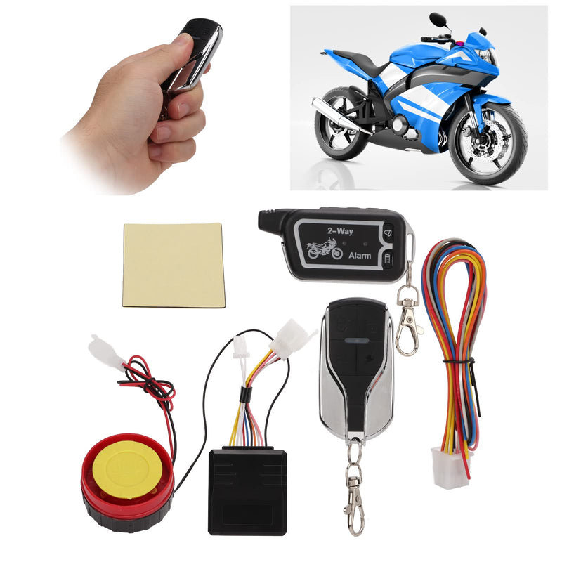 [AUSTRALIA] - Motorcycle Alarm,Alarmanlage Und Fernstart,Motorcycle Two Way Alarm System Vibration Sound Alert LCD Remote Control Anti Theft Robbery Energy Saving,Alarm System 
