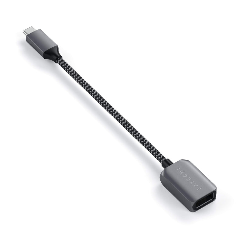 Satechi USB-C to USB 3.0 Adapter Cable – USB Type-C to Type-A Female – Compatible with 2021 MacBook Pro M1 Pro & Max, 2020 MacBook Air/Pro M1, 2021 iPad Pro M1 and More