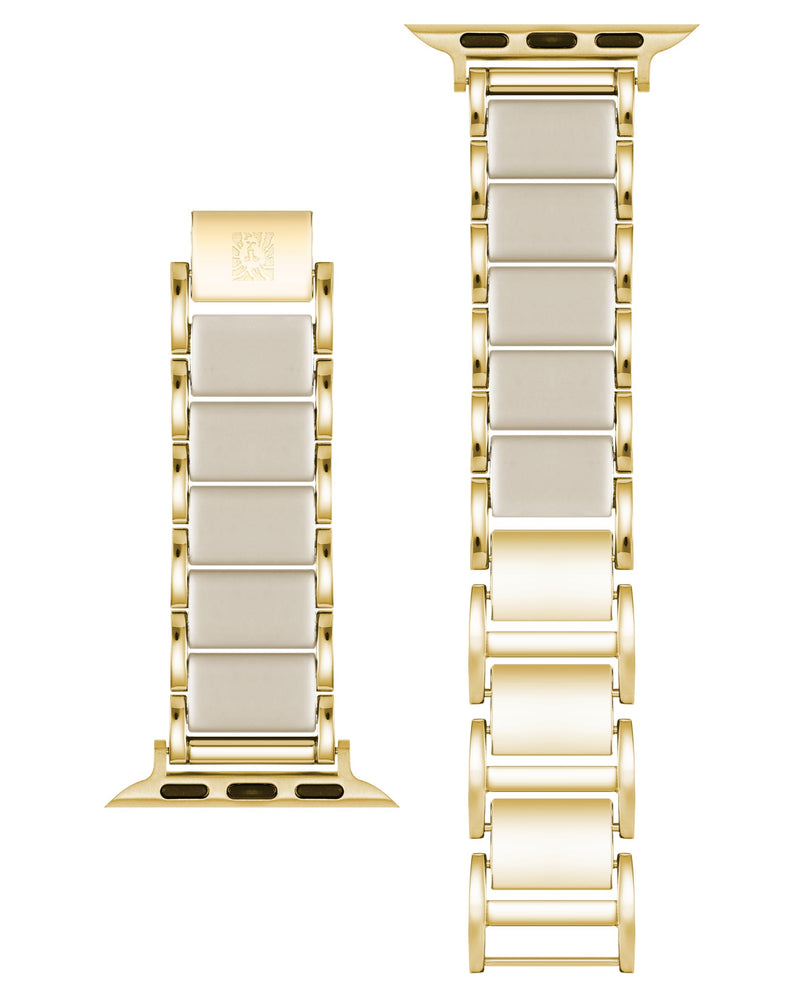 Anne Klein Silicone Adjustable Bracelet for Apple Watch