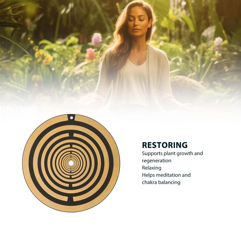 GOWENIC Polarizing Energy Disc, Reduces Negative Energy, EMF Radiation, Balances Energy Disc with Easy Operation, for Meditation, 3"