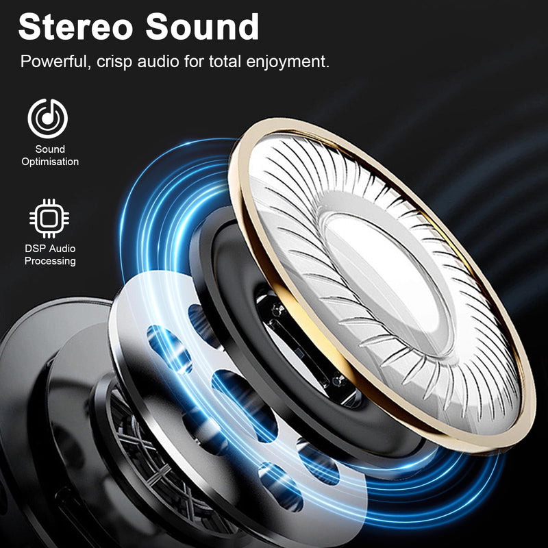 Bluetooth Speaker, Shower Speaker Stereo Sound, IPX7 Waterproof Speakers Bluetooth Wireless with RGB Light, Suction Cup, Hook, Digital Display, Portable Speakers for Gift Bathroom Party Beach, Black