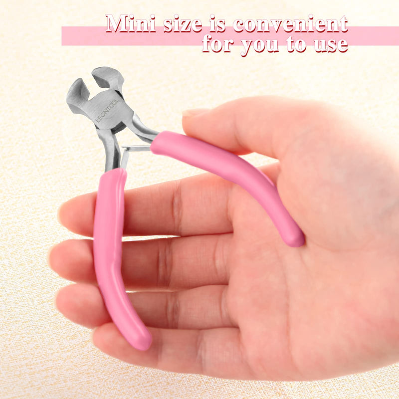 LEONTOOL 4" End Cutting Pliers End Cutter End Scissors Mini Jewelry Pliers Wire Cutter for Jewelry Making End Pliers Nail Puller Jewelry Making Accessories