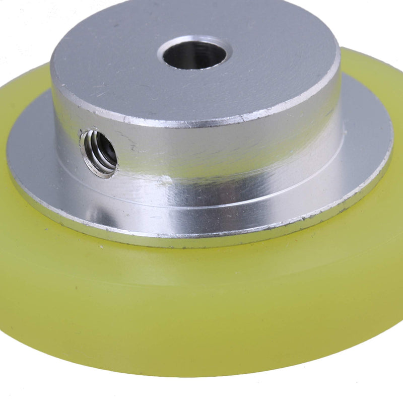 Yibuy Aluminium Silicone Encoder Wheel Meter Wheel for Rotary Encoder 50 x 6