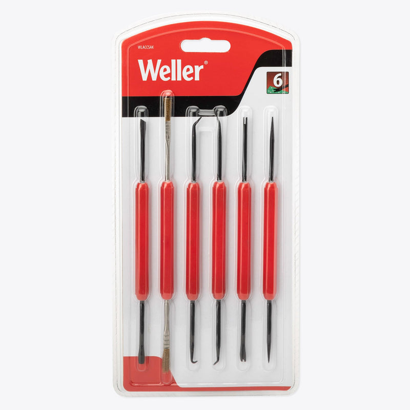 Weller WLACCSAK-02EU Soldering Aid Kit with 6 Double-Sided and Multifunctional Functions