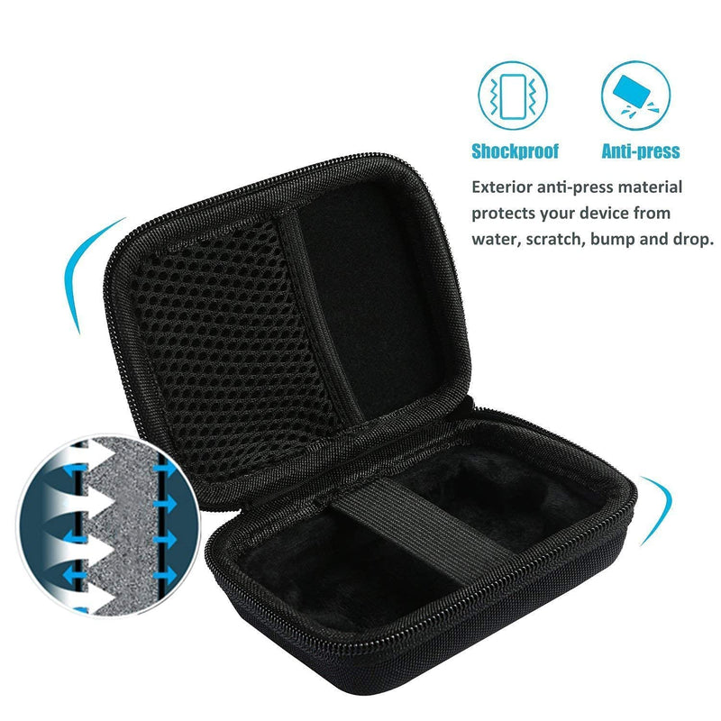 ProCase Portable Hard Drive Case Bundle with ProCase Carrying Case for Samsung T5 T3 SSD, Compact Hard Shockproof Carry Case