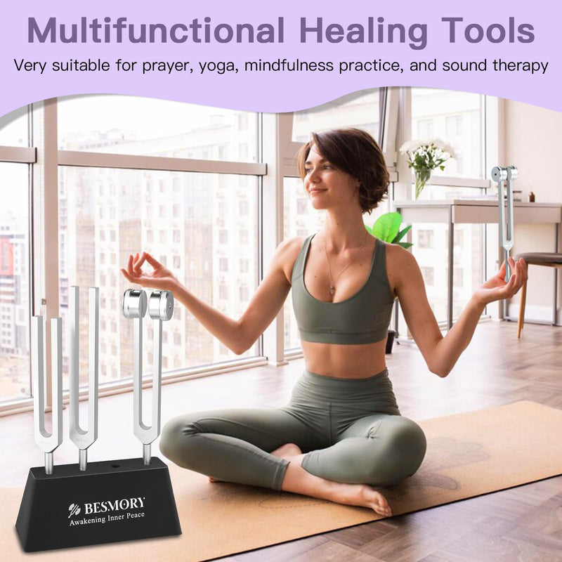 [AUSTRALIA] - Tuning Fork Activator & Stand 2 In1 - Steady Base, Minimal Noise, Continuous Tone, Compatible with Various Tuning Forks for Healing/Chakra Instrument Maintenance/Yoga & Meditation Accessories (black) black 