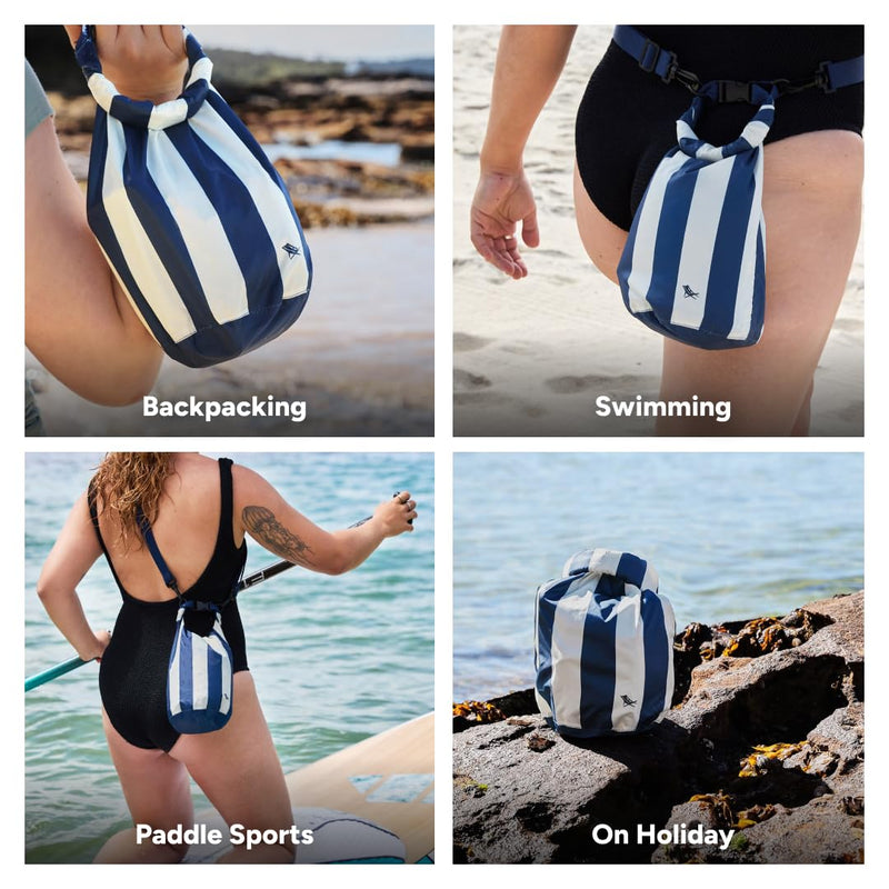 Dock & Bay Medium Waterproof Dry Bag - 20L, IP66 Waterproof Bag, Lightweight - Ibiza Glow