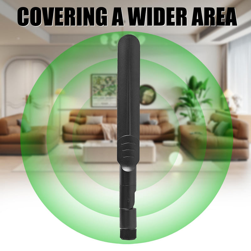 2Pcs Dual Band 8dBi WiFi Antenna 2.4GHz 5GHz 5.8GHz RP-SMA Male Bluetooth Antenna for USB Adapter Camera Video Surveillance Monitor PC Computer WiFi Router Wireless Network Card 2pcs 8dBi