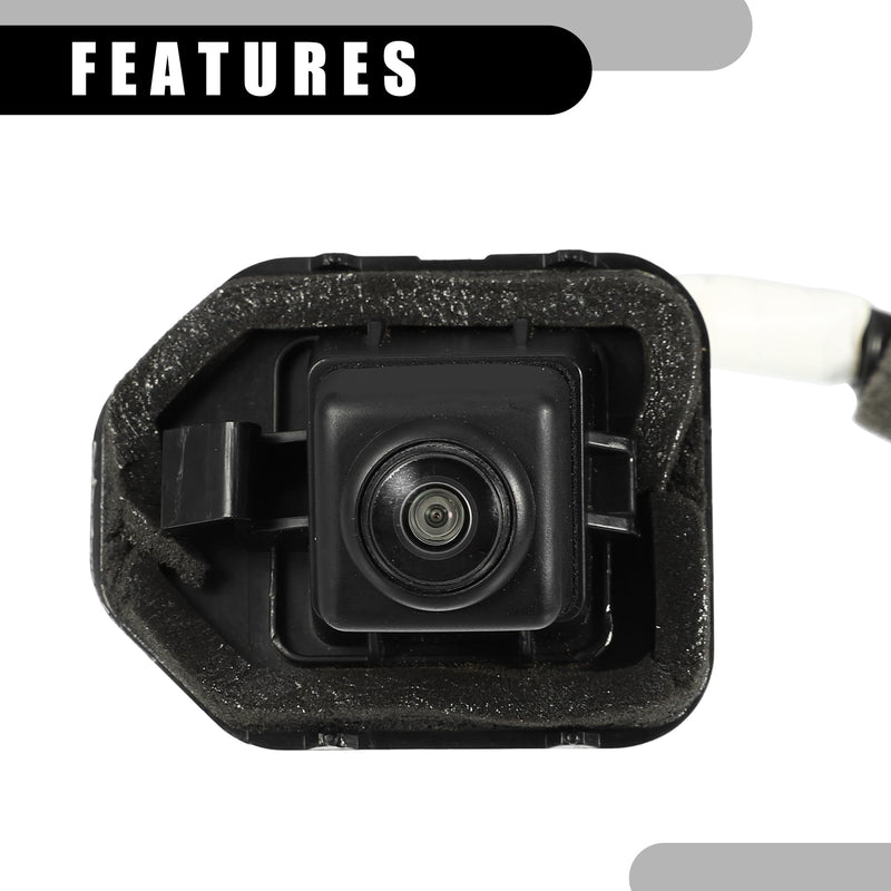 Rear View Back Up Camera No.28442-3TA0B - Car Rear Park Assist Reverse Camera - for Nissan Altima 2013-2015 Plastic Black - 1 Pc