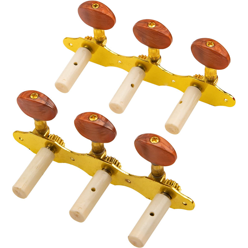 [AUSTRALIA] - Classical Guitar Tuners Machine Heads Tuning Keys String Pegs 3L 3R 1:14 Compatible with Classical Guitar 