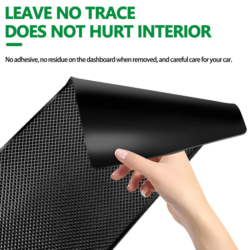 [AUSTRALIA] - Dashboard mat Rubber Non-Slip mat, 15.7"x7.8" Large Size car Non-Slip mat, car Dashboard Accessories for car Interior Organizer. Grid 