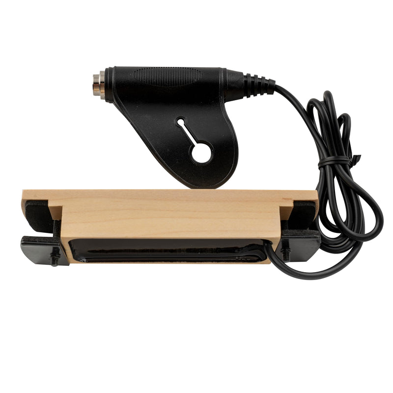 Artec WSHD-OSJ Ceramic Magnet Humbucker Maple Wood Cover Soundhole Pickup 8.4K with OSJ Jack for Acoustic Guitar Maple Cover