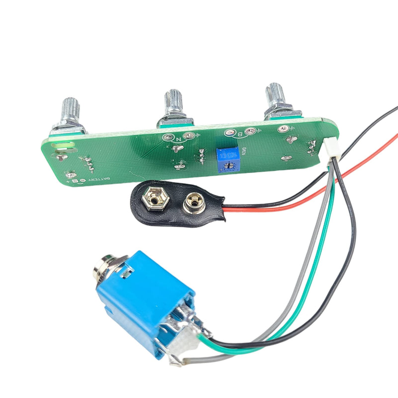 Kaynes JB jazz electric bass active electronic amplifier circuit Pickup Wiring Harness BJB Preamp with Gain