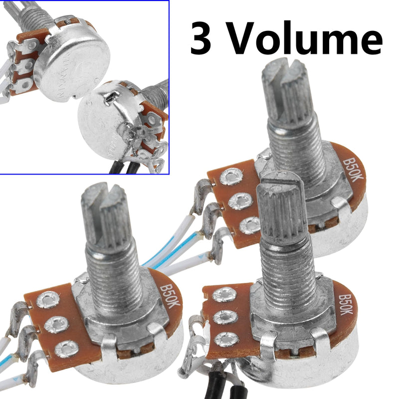Prewired 2 Band Active Passive EQ Equalizer Preamp Circuit & 9V Pickup Battery Holder Case Compatible with Guitar Bass Instruments
